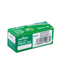 Hõbeoksiidpatarei SR48 kellapatarei 393/309 Murata