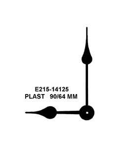 Mustad tilgakujulised osutid 90/64 mm