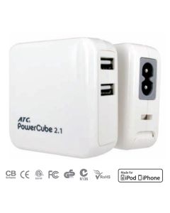 ATC Power Cube 2XUSB 110-240V