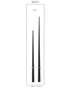Tasakaalustatud Shinfuku osutid 452/330 mm
