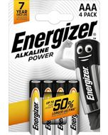 AAA patareid Alkaline Power LR03 Energizer 4 kaupa blisterpakendis