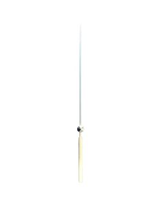 Hõbedane metallist sekundiosuti 120 mm