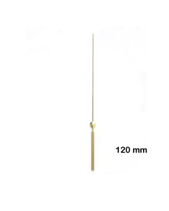 Kuldne metallist sekundiosuti 120 mm 139G