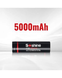21700 Liitium-ioon aku 3,7 V 5000 mAh Soshine