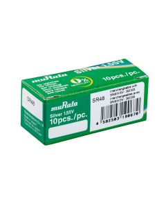Hõbeoksiidpatarei SR48 kellapatarei 393/309 Murata