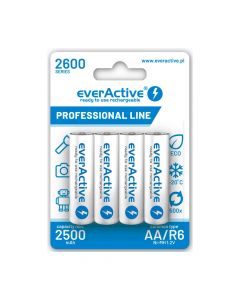 Kasutusvalmis laaditavad patareid AA 1,2 V 2450mAh