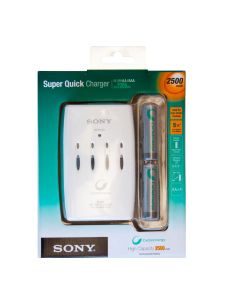 Värskendusfunktsiooniga akulaadija BCG34 koos 4 AA 2500mAh akuga