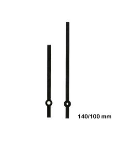Metallist mustad osutid 140/100 Euroshaft mehhanismidele