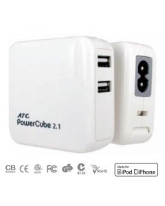 ATC Power Cube 2XUSB 110-240V