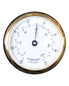 35 mm kuldse äärisega termomeeter