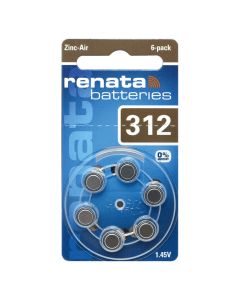 Kuuldeaparaadi patarei ZA312 PR41 Renata