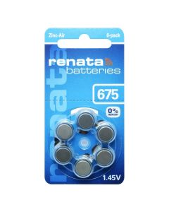 Kuuldeaparaadi patarei ZA675 Renata